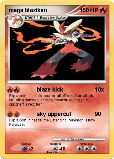 Pokemon mega blaziken