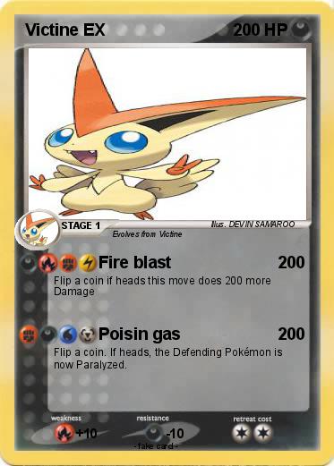 Pokemon Victine EX