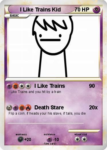 Pokemon I Like Trains Kid