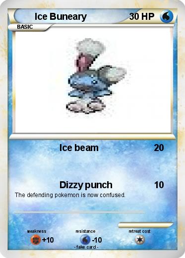 Pokemon Ice Buneary