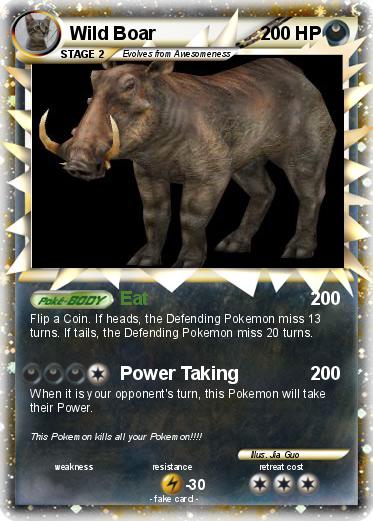 Pokemon Wild Boar