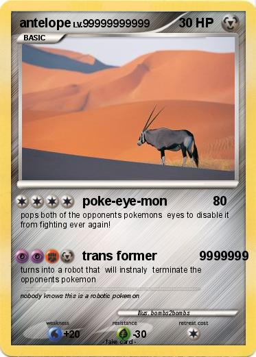 Pokemon antelope