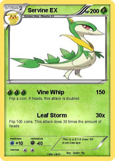 Pokemon Servine EX