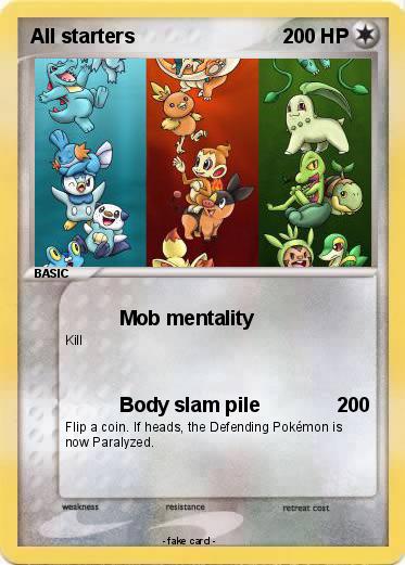 Pokemon All starters