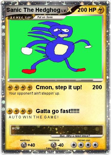 Pokemon Sanic The Hedghog