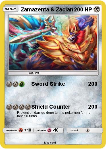Pokemon Zamazenta & Zacian