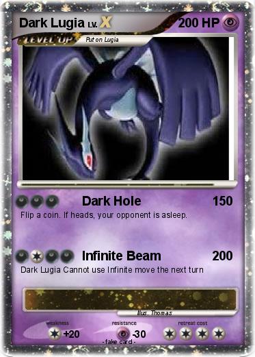 Pokemon Dark Lugia