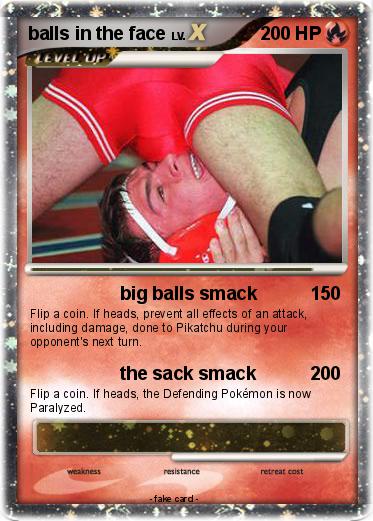 Pokemon balls in the face