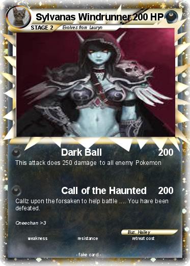 Pokemon Sylvanas Windrunner