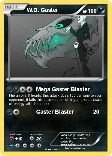 Pokemon W.D. Gaster