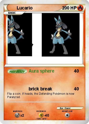 Pokemon Lucario