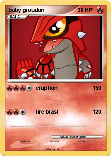 Pokemon baby groudon