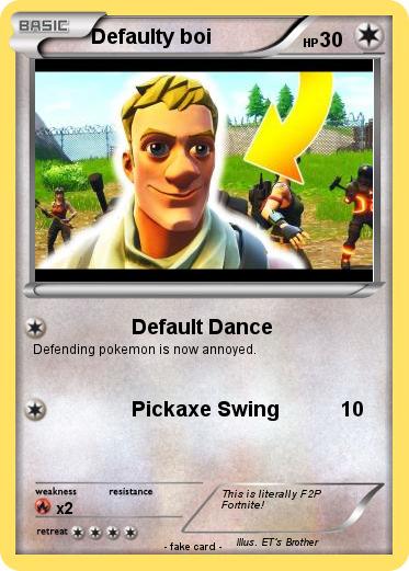 Pokemon Defaulty boi