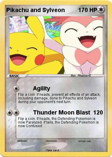 Pokemon Pikachu and Sylveon