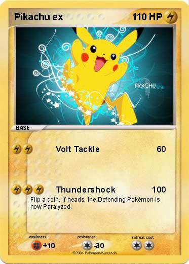 Pokemon Pikachu ex