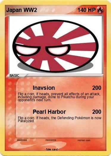 Pokemon Japan WW2