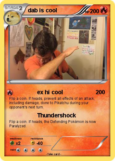 Pokemon dab is cool