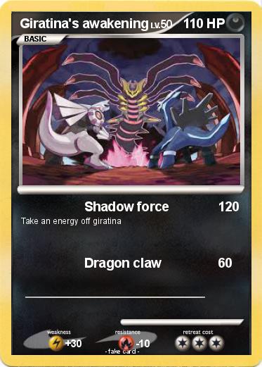 Pokemon Giratina's awakening