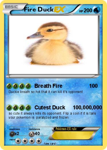 Pokemon Fire Duck