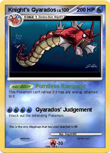 Pokemon Knight's Gyarados
