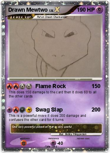 Pokemon Drawn Mewtwo