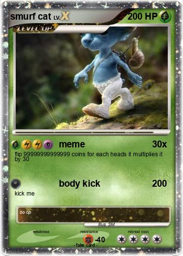 Pokemon smurf cat