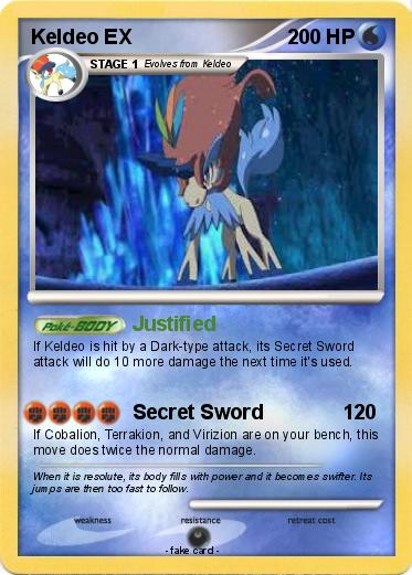 Pokemon Keldeo EX