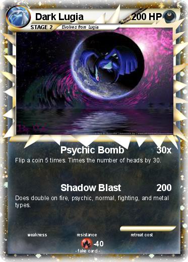 Pokemon Dark Lugia