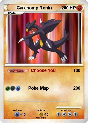 Pokemon Garchomp Ronin