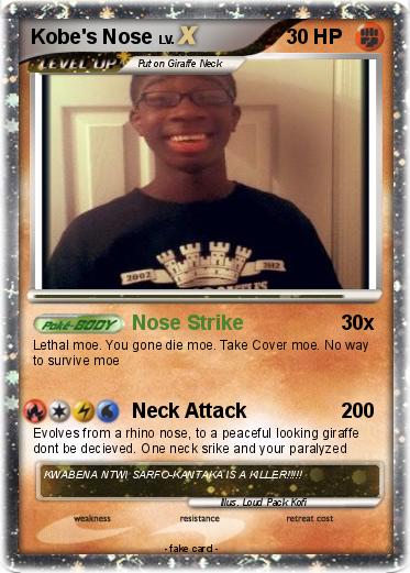 Pokemon Kobe's Nose