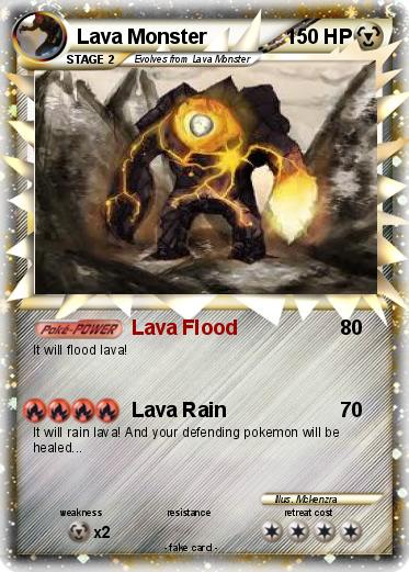 Pokemon Lava Monster