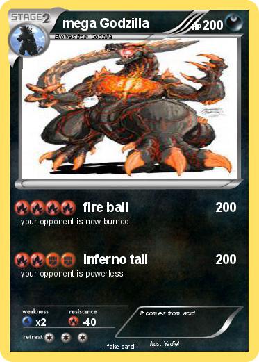 Pokemon mega Godzilla