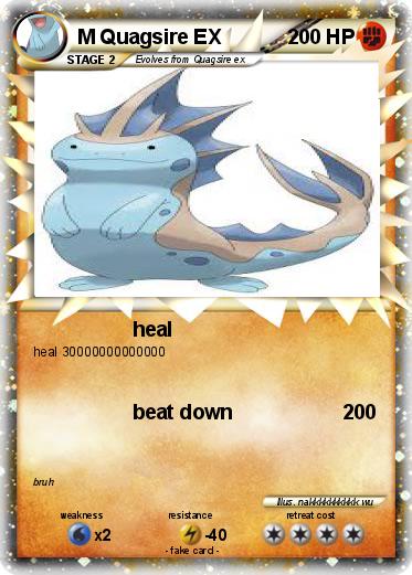 Pokemon M Quagsire EX
