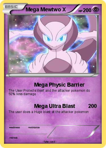 Pokemon Mega Mewtwo X