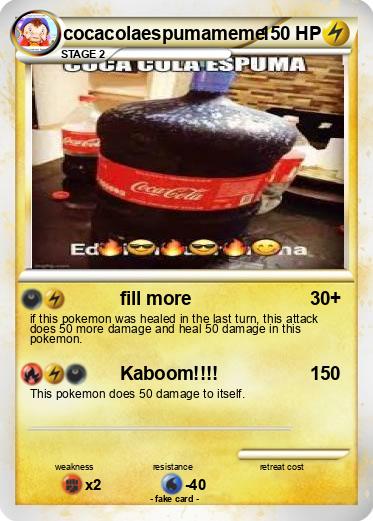 Pokemon cocacolaespumameme