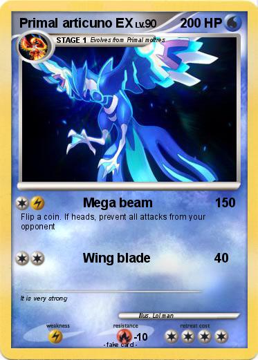 Pokemon Primal articuno EX