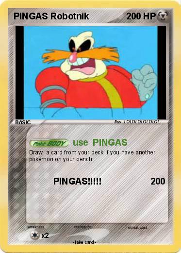 Pokemon PINGAS Robotnik