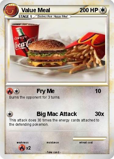 Pokemon Value Meal