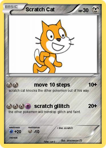 Pokemon Scratch Cat