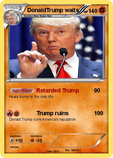 Pokemon DonaldTrump waits