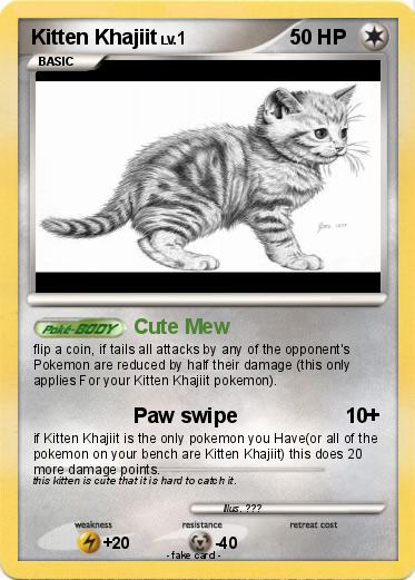 Pokemon Kitten Khajiit
