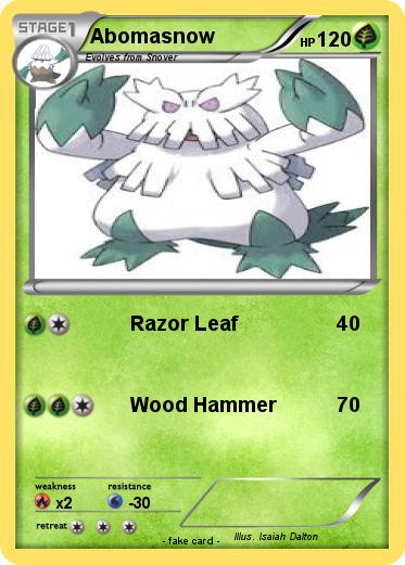 Pokemon Abomasnow