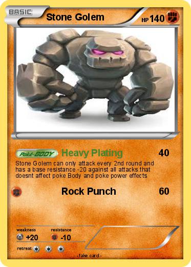 Pokemon Stone Golem