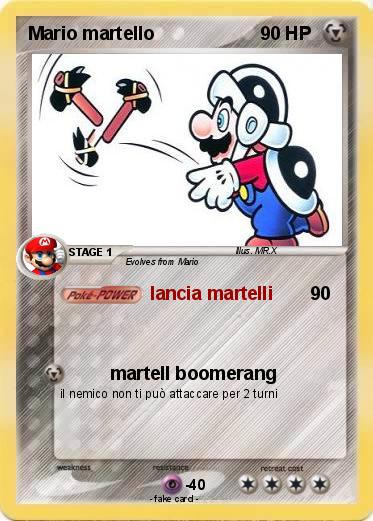 Pokemon Mario martello