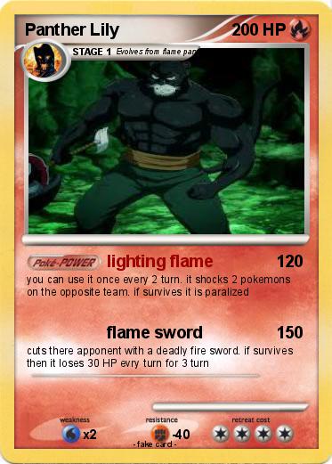 Pokemon Panther Lily