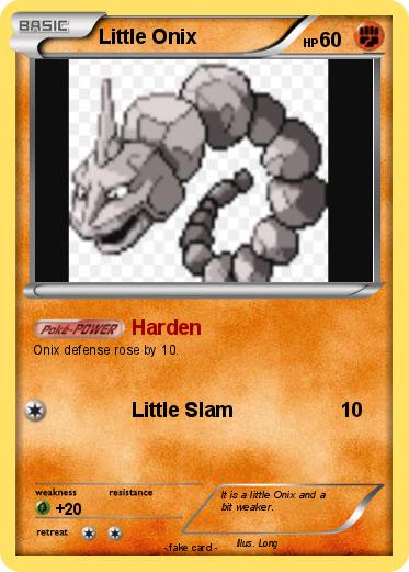Pokemon Little Onix