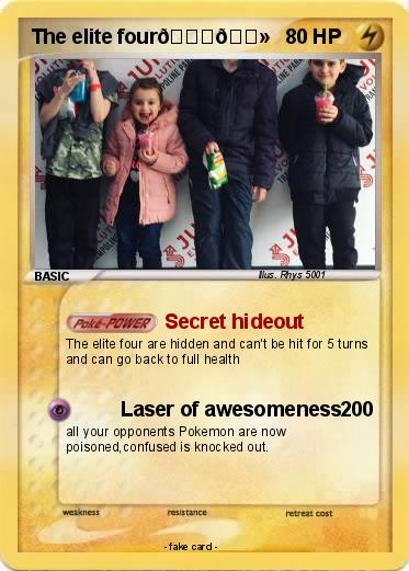 Pokemon The elite four????????