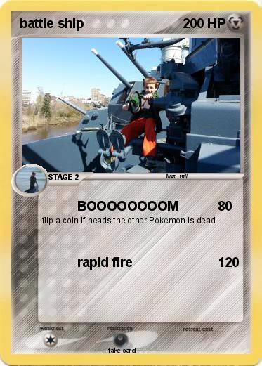 Pokemon battle ship