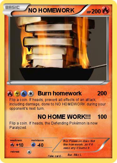 Pokemon NO HOMEWORK