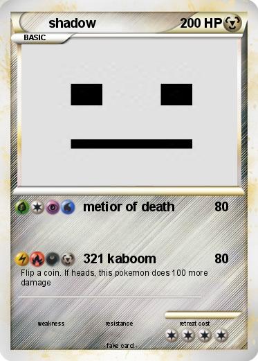 Pokemon shadow